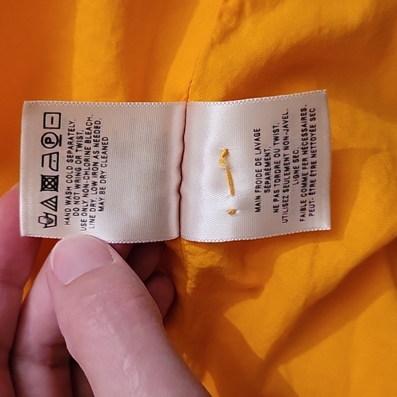 Moulinette Soeurs Anthropologie Melora Yellow Polka Dot Dress in size 2 - Picture 15 of 16